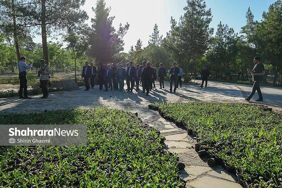 گزارش تصویری |بازدید شهردار مشهد مقدس از بوستان جهانشهر