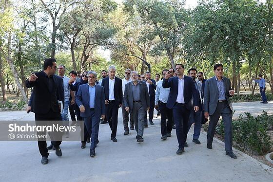 گزارش تصویری |بازدید شهردار مشهد مقدس از بوستان جهانشهر