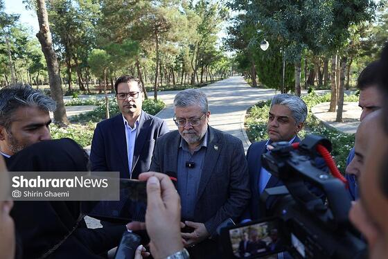 گزارش تصویری |بازدید شهردار مشهد مقدس از بوستان جهانشهر