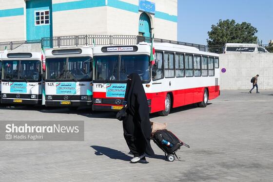 گزارش تصویری |رونمایی از ۲۵ دستگاه اتوبوس جدید و بازسازی شده سازمان اتوبوسرانی مشهد