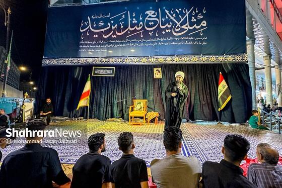گزارش تصویری | موکب فرهنگی شهرداری مشهد در نجف اشرف و مسیر پیاده روی زائران اربعین (۸ مرداد ۱۴۰۵)