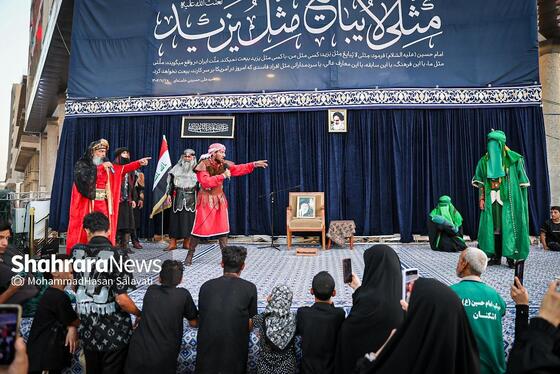 گزارش تصویری | موکب فرهنگی شهرداری مشهد در نجف اشرف و مسیر پیاده روی زائران اربعین (۸ مرداد ۱۴۰۵)