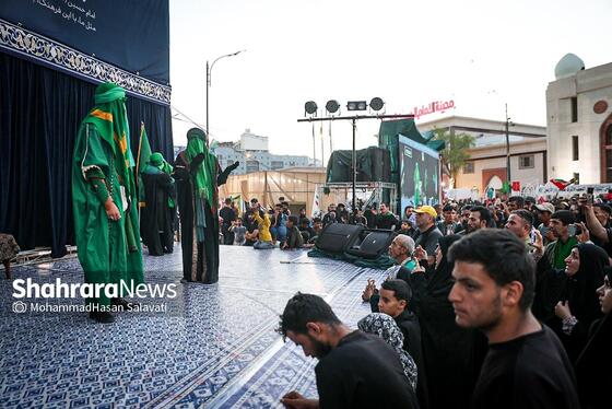 گزارش تصویری | موکب فرهنگی شهرداری مشهد در نجف اشرف و مسیر پیاده روی زائران اربعین (۸ مرداد ۱۴۰۵)