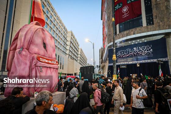 گزارش تصویری | موکب فرهنگی شهرداری مشهد در نجف اشرف و مسیر پیاده روی زائران اربعین (۸ مرداد ۱۴۰۵)