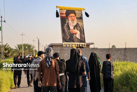 گزارش تصویری | طریق العلما؛ زائران اربعین در مسیر کربلا
