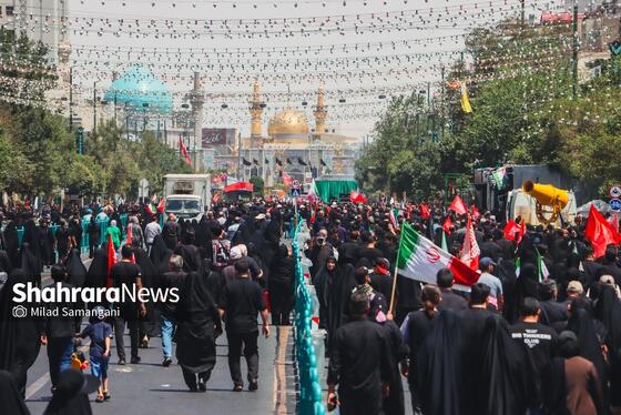 گزارش تصویری | مراسم جاماندگان اربعین حسینی در مشهد