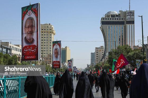 گزارش تصویری | مراسم جاماندگان اربعین حسینی در مشهد (۲)