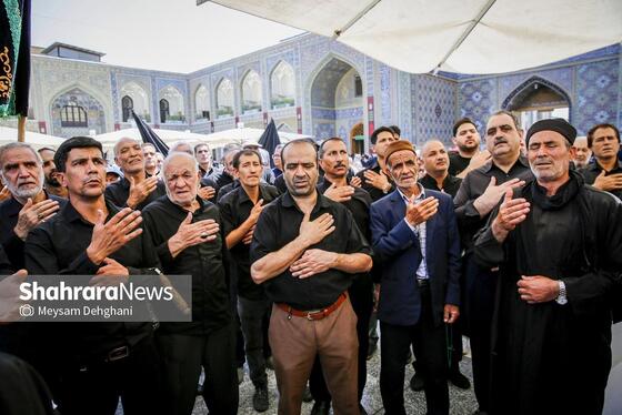 گزارش تصویری | مراسم جاماندگان اربعین در حرم مطهر رضوی