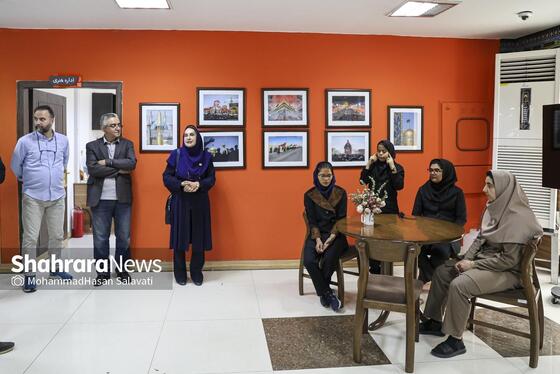 گزارش تصویری | بازدید مدیران استانی و شهری از موسسه فرهنگی شهرآرا به مناسبت روز خبرنگار - ۱
