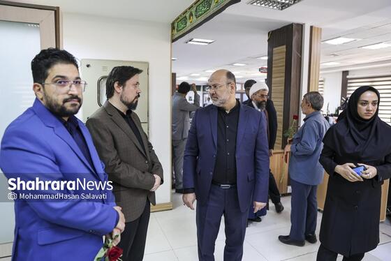 گزارش تصویری | بازدید مدیران استانی و شهری از موسسه فرهنگی شهرآرا به مناسبت روز خبرنگار - ۱