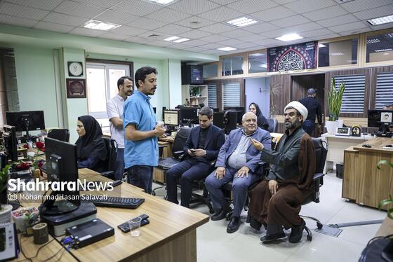گزارش تصویری | بازدید مدیران استانی و شهری از موسسه فرهنگی شهرآرا به مناسبت روز خبرنگار - ۱