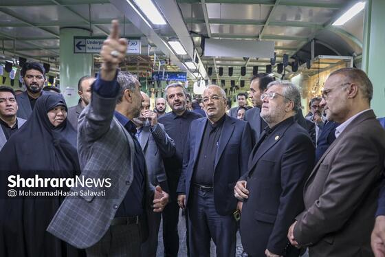 گزارش تصویری | آغاز بهره برداری از ایستگاه بسیج خط ۳ قطار شهری مشهد