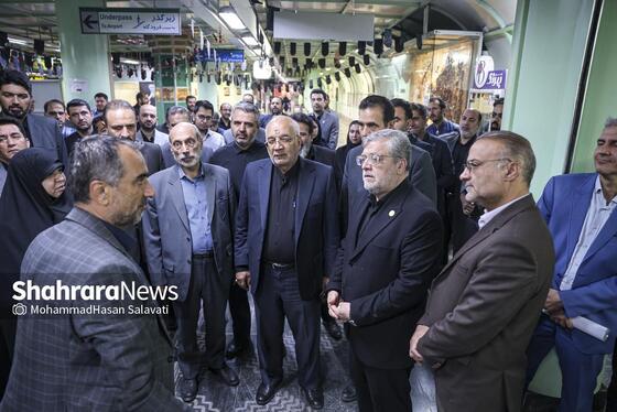 گزارش تصویری | آغاز بهره برداری از ایستگاه بسیج خط ۳ قطار شهری مشهد