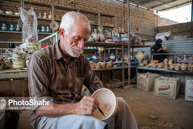 درباره روستای «مِند» گناباد با قدمتی کهن در هنر سفالگری | صدای رسای رُس کویر