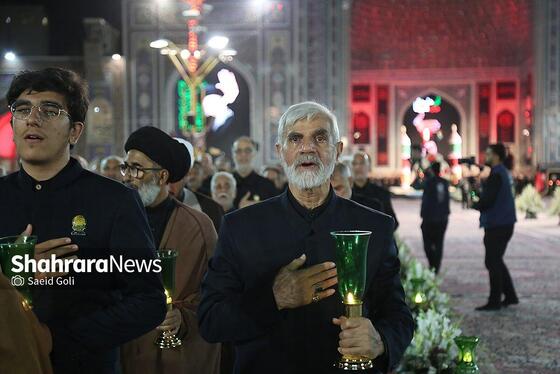 گزارش تصویری | مراسم خطبه خوانی حرم مطهر رضوی در شب شهادت امام رضا(ع)
