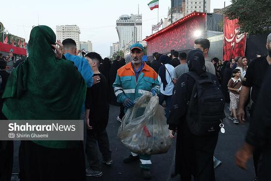 گزارش تصویری | خدمات شهری پای کار زائران