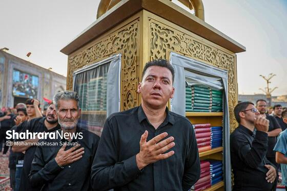 گزارش تصویری | آیین چهارپایه خوانی عصر شهادت امام رضا (ع) در حرم مطهر رضوی