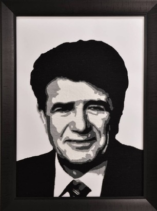 نگاهی به اولین نمایشگاه پرتره کلاژ کاموای سید کمیل فضلی‌پور در چهارسوق هنر