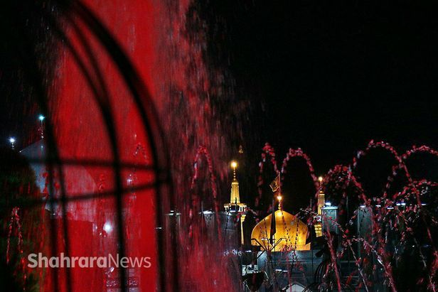حال و هوای مشهد مقدس در شب شهادت ثامن الحجج + فیلم و عکس