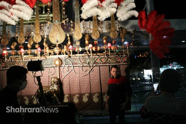 حال و هوای مشهد مقدس در شب شهادت ثامن الحجج + فیلم و عکس