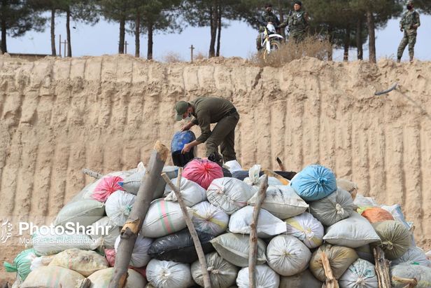 امحاء ۱۶ تن انواع مخدر صنعتی در مشهد + ویدئو