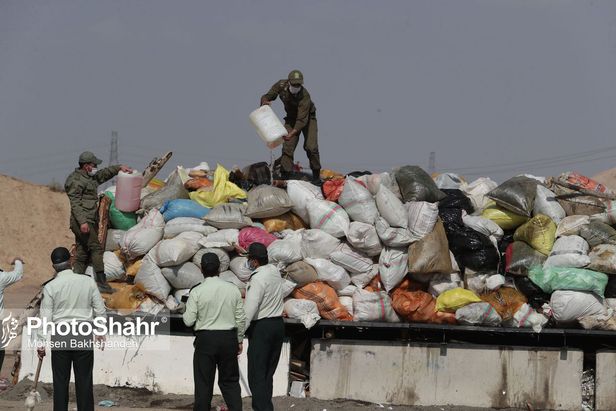 امحاء ۱۶ تن انواع مخدر صنعتی در مشهد + ویدئو