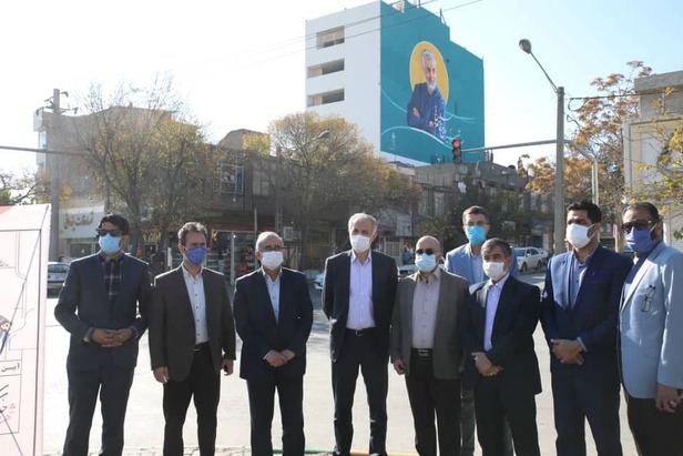 رونمایی از سردیس و دیوارنگاری سرداران شهید «محمود کاوه»، «سیدموسی نامجو» و «حاج قاسم سلیمانی» در مشهد