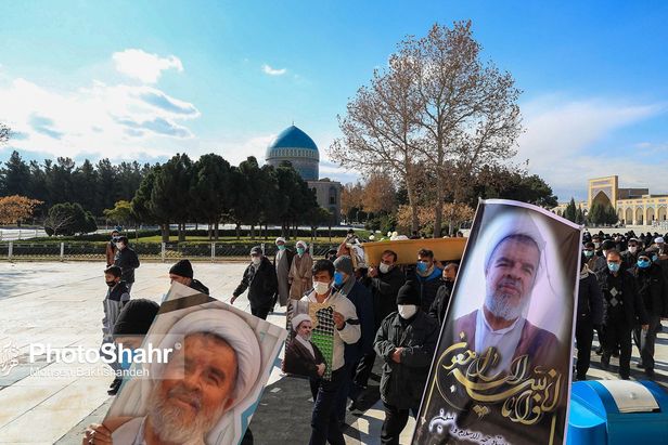 تشییع پیکر مرحوم «محمدحسن راستگو» در مشهد + تصاویر