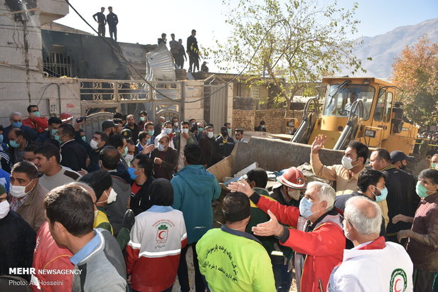 انفجار وحشتناک منزل مسکونی در خرم آباد + فیلم و تصاویر