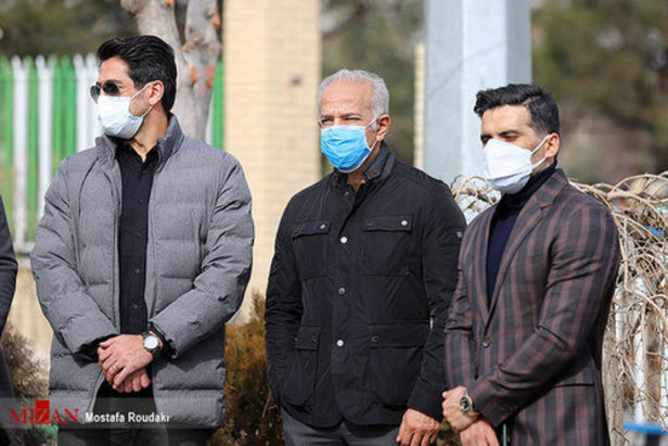 مراسم خاکسپاری پیکر «مهرداد میناوند» در بهشت زهرای تهران + ویدئو و تصاویر