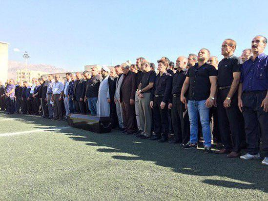 اسطوره های فوتبال ایران، کاشانی را بدرقه کردند + عکس