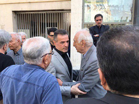 اسطوره های فوتبال ایران، کاشانی را بدرقه کردند + عکس