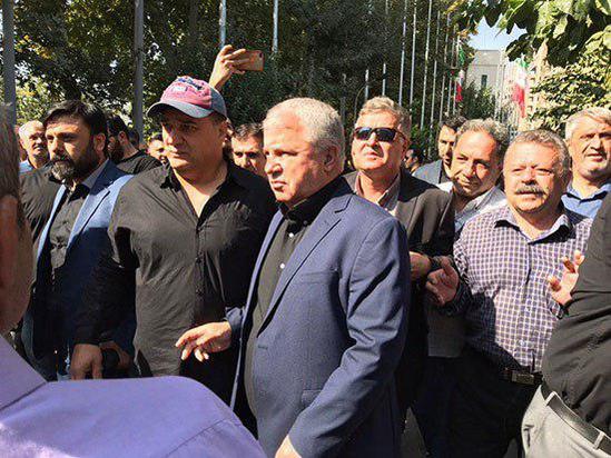 اسطوره های فوتبال ایران، کاشانی را بدرقه کردند + عکس