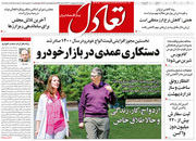 صفحه نخست روزنامه‌های کشور - چهارشنبه ۱۵ اردیبهشت ۱۴۰۰