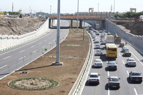 فاز اول پروژه تقاطع غیر همسطح زندگی (مصلی) به بهره برداری رسید