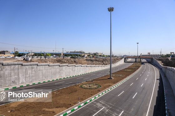 فاز اول پروژه تقاطع غیر همسطح زندگی (مصلی) به بهره برداری رسید