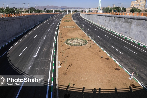 فاز اول پروژه تقاطع غیر همسطح زندگی (مصلی) به بهره برداری رسید