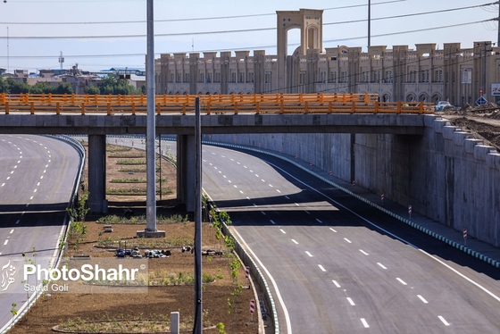 فاز اول پروژه تقاطع غیر همسطح زندگی (مصلی) به بهره برداری رسید