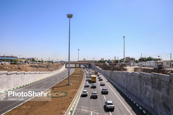 فاز اول پروژه تقاطع غیر همسطح زندگی (مصلی) به بهره برداری رسید