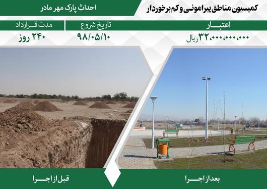 اقدامات مدیریت شهری در پنجمین دوره شورای اسلامی شهر مشهد در مناطق پیرامونی و کم‌برخوردار