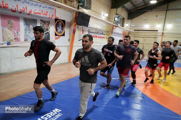 آغاز تمرینات تیم کشتی #تا_ثبت_جهانی_توس با حضور ستاره‌ها