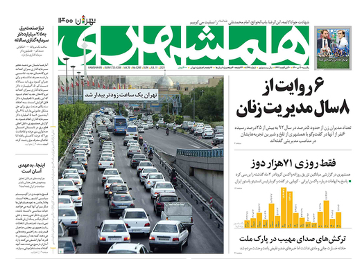 صفحه نخست روزنامه‌های کشور - یکشنبه ۲۰ تیر ۱۴۰۰