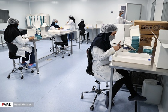 خط تولید واکسن برکت + تصاویر