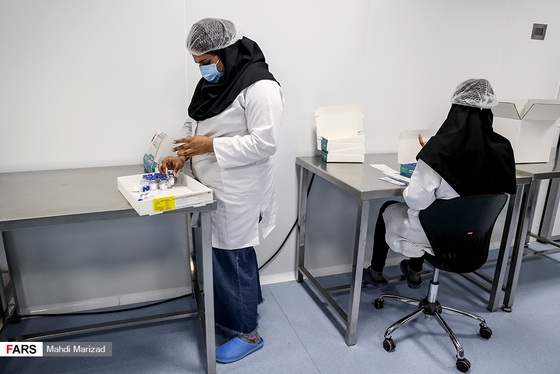 خط تولید واکسن برکت + تصاویر