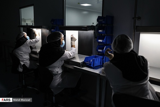 خط تولید واکسن برکت + تصاویر