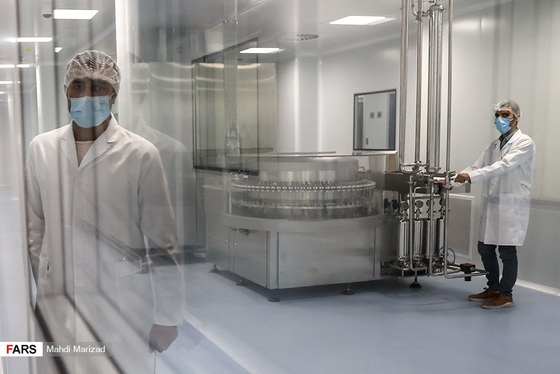 خط تولید واکسن برکت + تصاویر