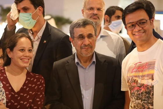 چند نکته درباره حضور پرحاشیه احمدی‌نژاد در اکسپوی دبی + عکس