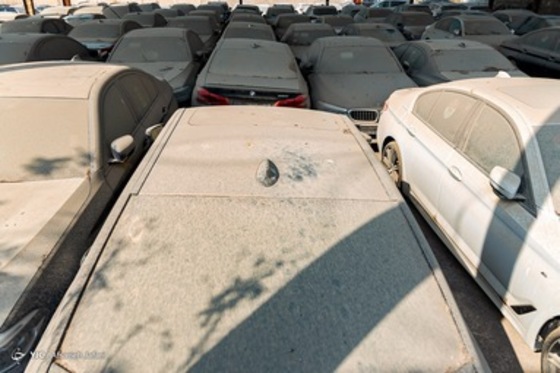 دپو خودرو‌های لوکس توقیفی در گمرک بوشهر + تصاویر