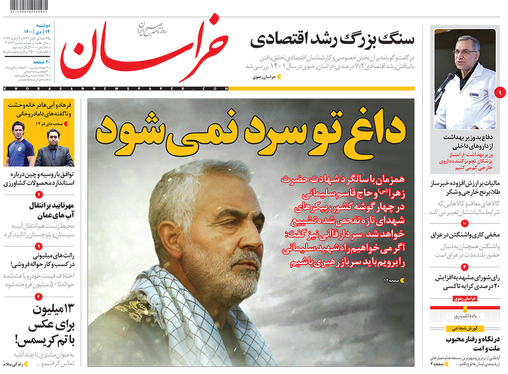 صفحه نخست روزنامه‌های کشور - دوشنبه ۱۳ دی ۱۴۰۰