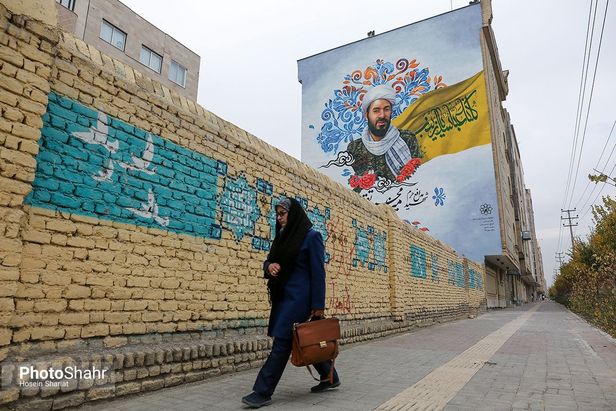 «روشنایی شهر» روی دیوار‌های شهر